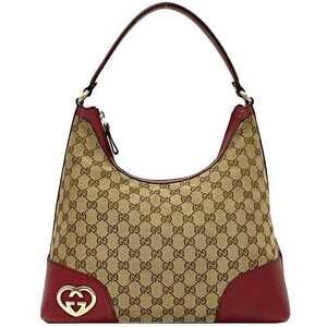 Gucci Shoulder Bag Beige Red GG Lovely Heart Shoulder One All over Supreme